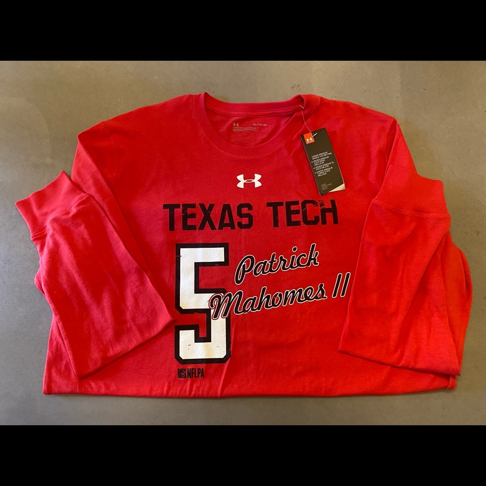 NWT Under Armor Texas Tech/ Patrick Mahomes Tee